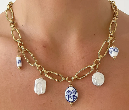 Floral Essence Charm Necklace