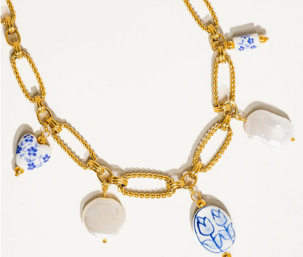 Floral Essence Charm Necklace