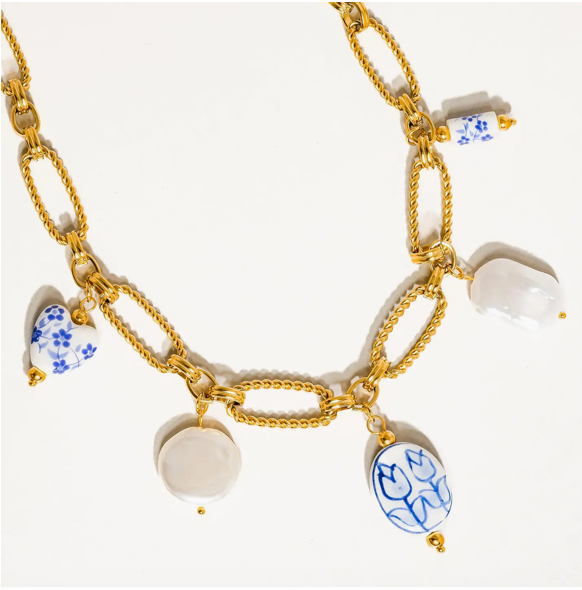 Floral Essence Charm Necklace