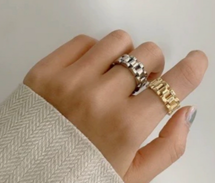 Cigar Link Ring
