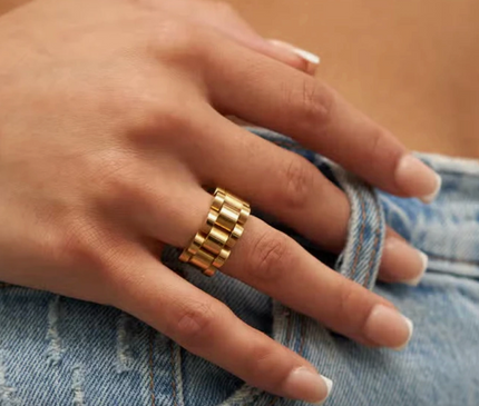 Cigar Link Ring