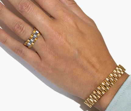 Cigar Link Ring