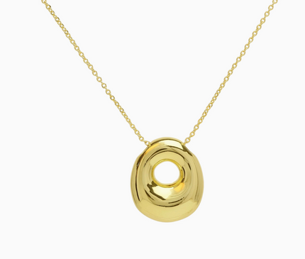 Bubble Initial Necklace