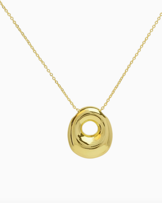 Bubble Initial Necklace