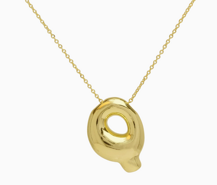 Bubble Initial Necklace