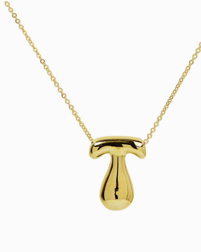Bubble Initial Necklace