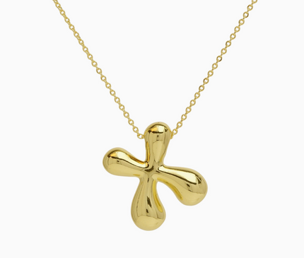 Bubble Initial Necklace