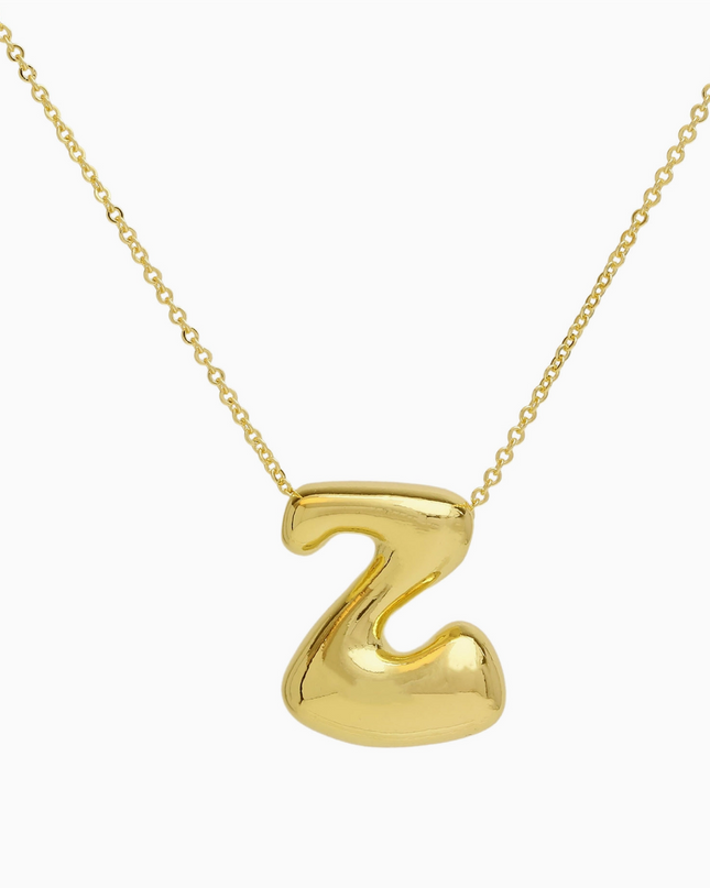 Bubble Initial Necklace