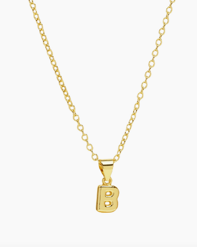 Mini Bubble Initial Necklace