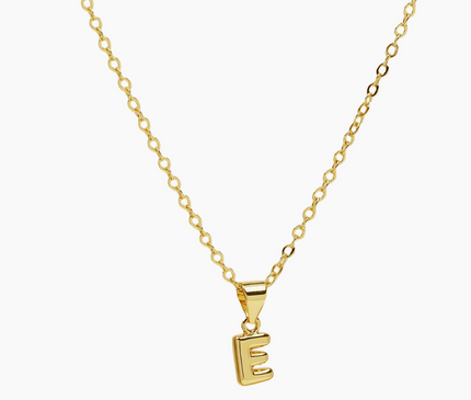 Mini Bubble Initial Necklace