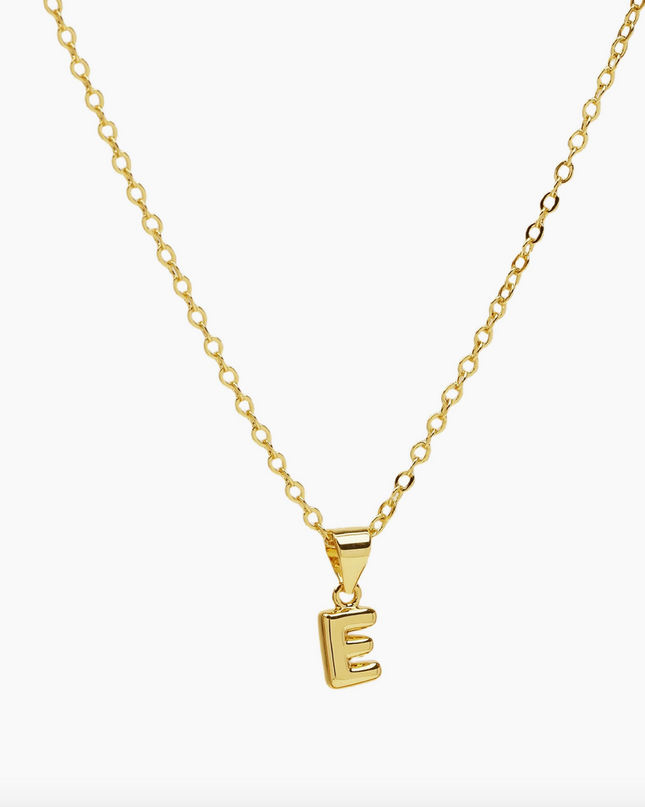 Mini Bubble Initial Necklace