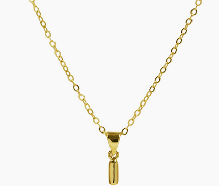Mini Bubble Initial Necklace