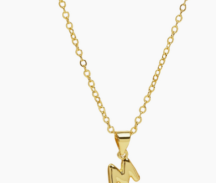 Mini Bubble Initial Necklace
