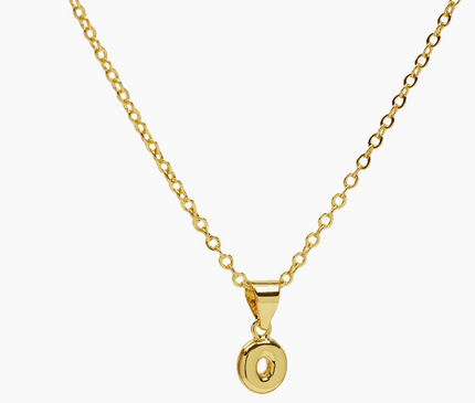 Mini Bubble Initial Necklace