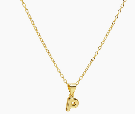 Mini Bubble Initial Necklace