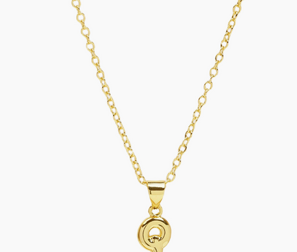 Mini Bubble Initial Necklace