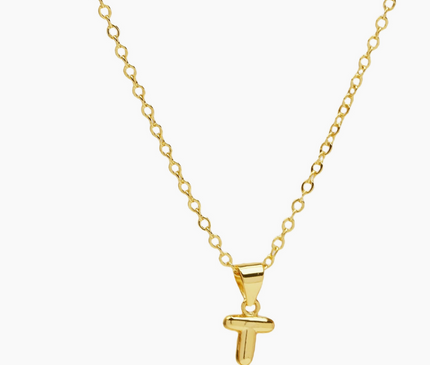 Mini Bubble Initial Necklace