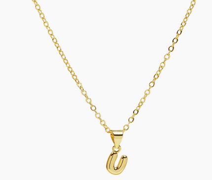 Mini Bubble Initial Necklace