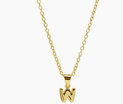 Mini Bubble Initial Necklace