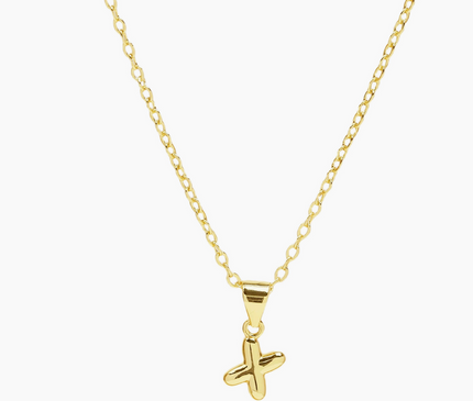 Mini Bubble Initial Necklace