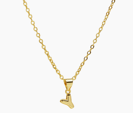 Mini Bubble Initial Necklace