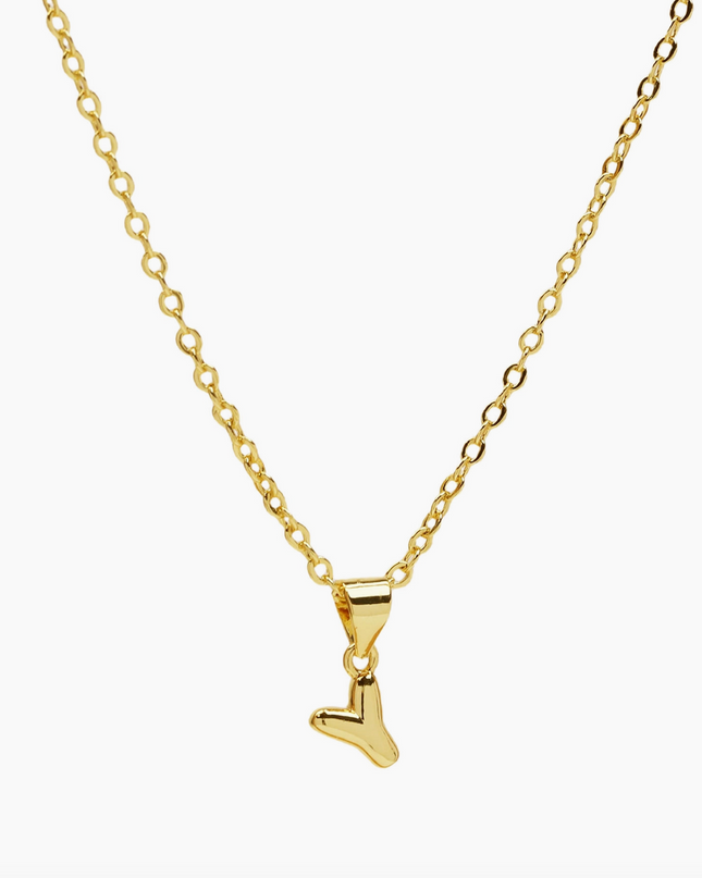 Mini Bubble Initial Necklace