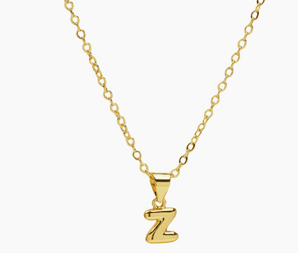 Mini Bubble Initial Necklace