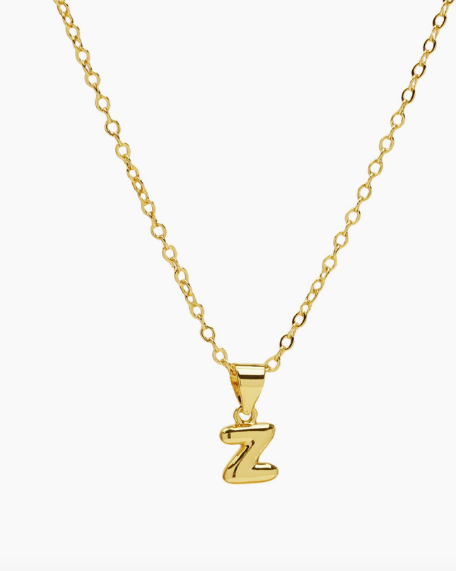 Mini Bubble Initial Necklace